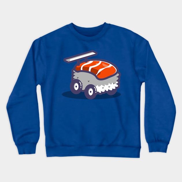 sashimi racing car Crewneck Sweatshirt by fflat hds